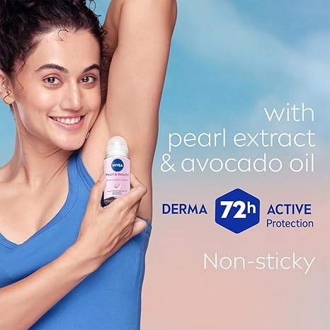 Nivea Deodorant Roll On Pearl & Beauty