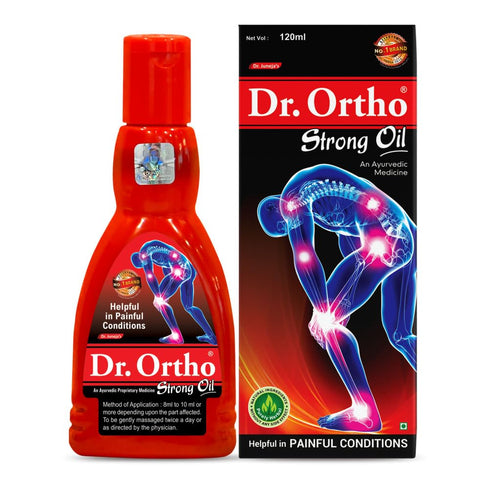 Dr.Ortho Ayurvedic Strong Oil 120Ml - For Joints Pain