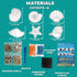 TOYKRAFTT DIY Seashell Fridge Magnet Making Kit for Kids