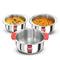 3-Piece Triply Stainless Steel Gift Set, Safe, Stackable Design, Elliptical Rim, 3 Pcs