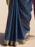 Vasthrlay Magenta Geometric Unstitched Ai Ethnic Wear
