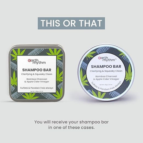 Earth Rhythm Hemp & Charcoal Shampoo Bar