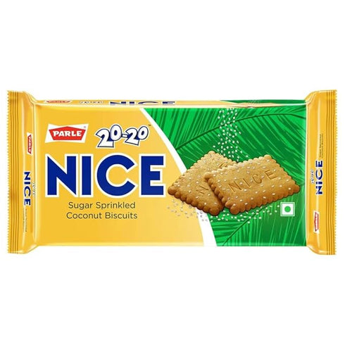 Parle 20-20 Nice Sugar Sprinkled Coconut Flavoured Biscuits