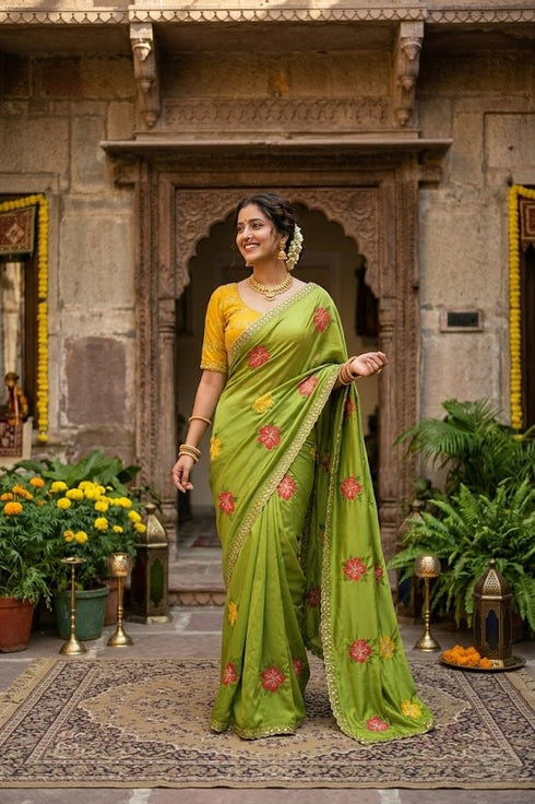 Vasthrlay Floral Saree