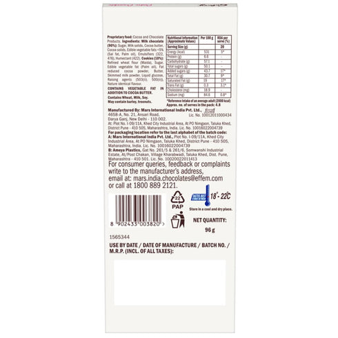 Galaxy Cookie Crumble Chocolate Bar