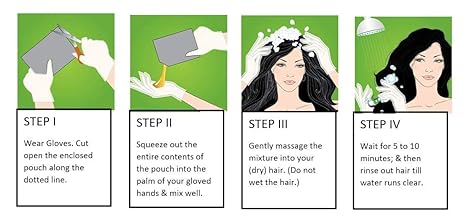 Vasmol Ayurprash Shampoo Hair Color-Natural Black