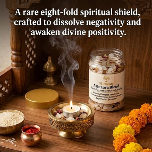 Ashtaura Bhimseni Camphor Blend With 8 Sacred Herbs