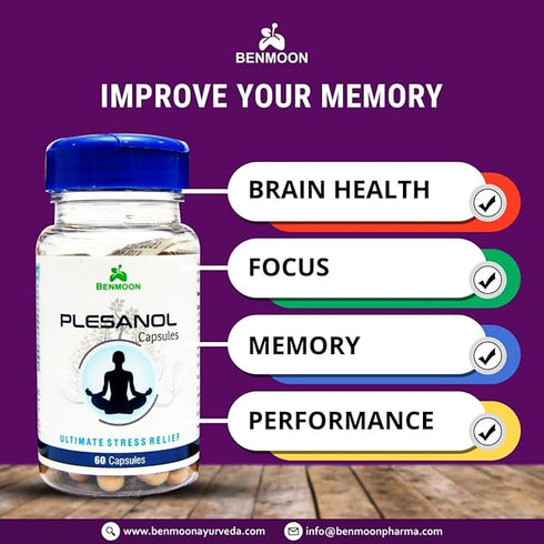 Benmoon Ayurveda Plesanol Capsules