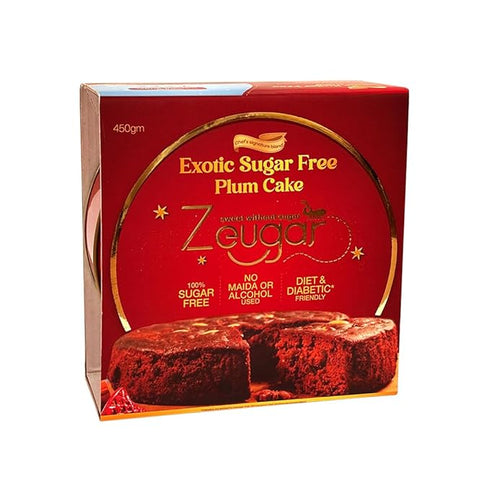Zeugar Exotic Sugar Free Plum Cake 450g