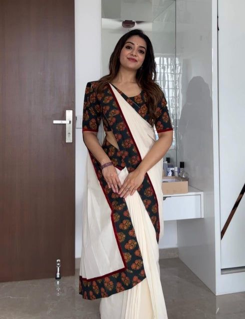 Vasthrlay Printed Premium Traditional Unstitched