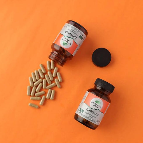 Organic India Triphala Capsule bottle