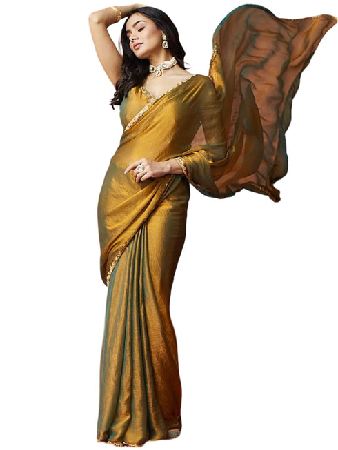 Vasthrlay Border Unstitched Saree