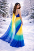 Vasthrlay Yellow Georgette Saree