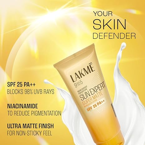 Lakme Sun Expert SPF 25 PA++ Super Matte Lotion Sunscreen