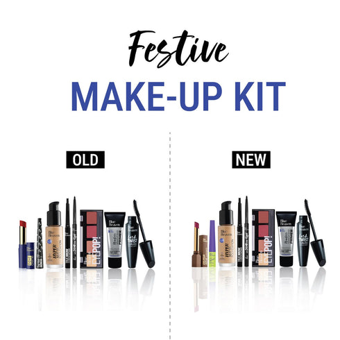 Blue Heaven Festive Makeup Kit Set Pack of 8 Makeup