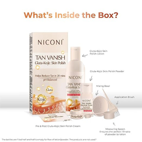 Niconi Tan Vanish Gluta-Kojic Skin Polish 180ml