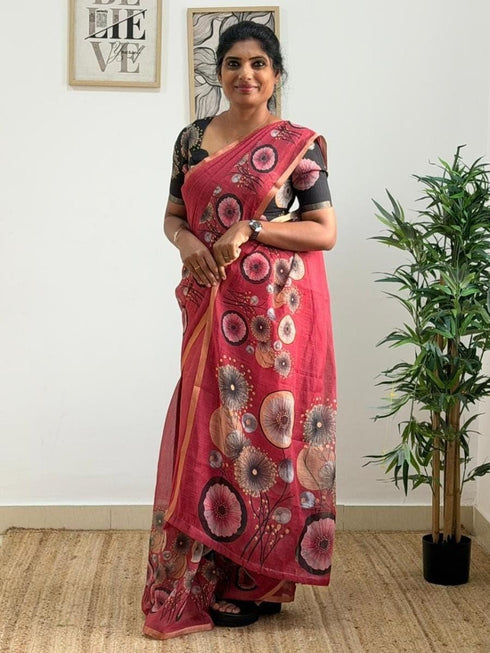 Vasthrlay Floral Digital Lightweight Unstitched