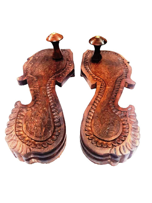 Numeroastro Beautifully Handcrafted & Designed Wooden Charan Paduka