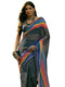 Vasthrlay Womens Printed Unstitched Dusty Pink Saree