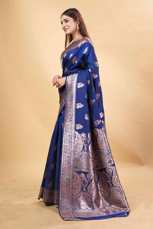 Vsathrlay Kanjivaram Banarasi Festival Wedding Ethnic Wear