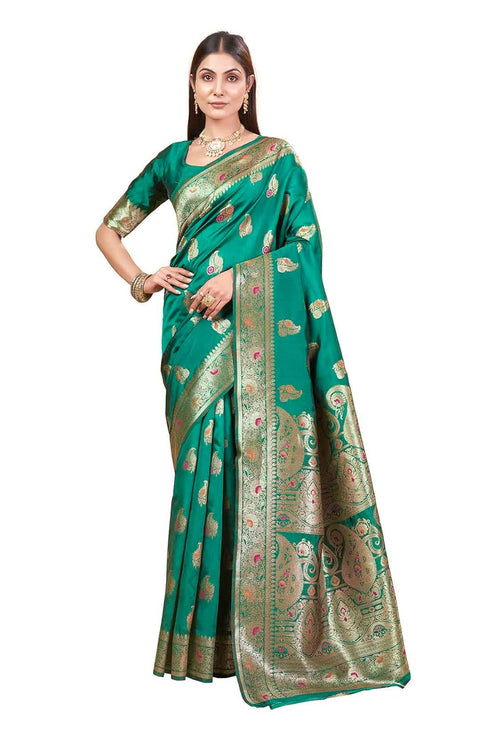 Vsathrlay Kanjivaram Banarasi Festival Wedding Ethnic Wear