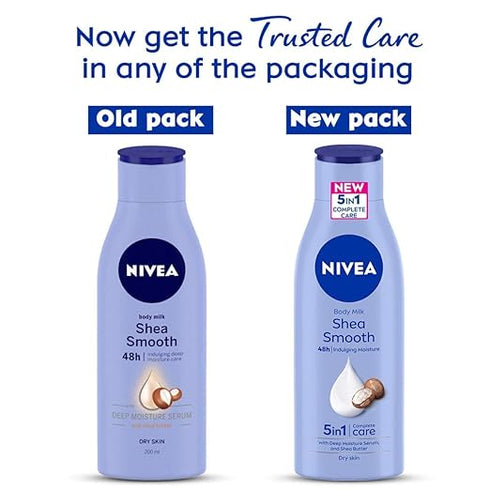 Nivea Smooth Milk Body Lotion For Dry Skin