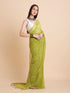 Vasthrlay Chiffon Bandhani Printed Teal Saree