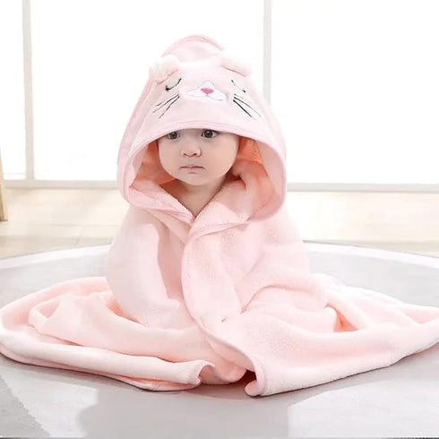 MumsLap Hooded Baby Towel Premium Soft Baby Bath Towel