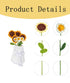 7PCS Crochet Sunflower Bouquet