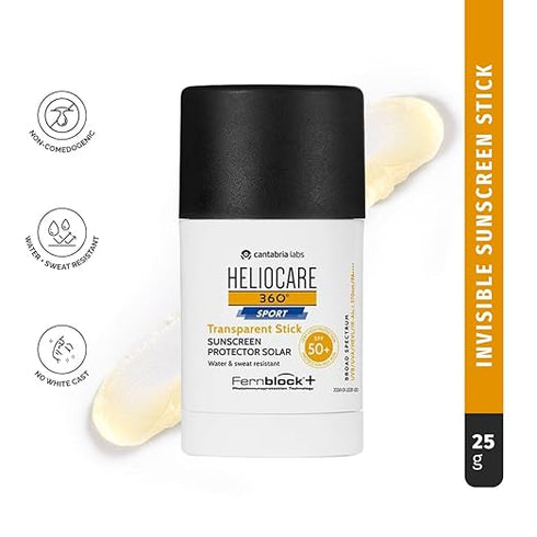 Heliocare 360° Sport Transparent Stick SPF 50+