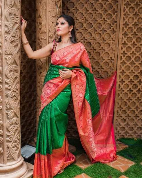 Vasthrlay Kanjivaram Designer Saree