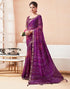 Vasthrlay Bandhani Printed Chiffon Orange Saree