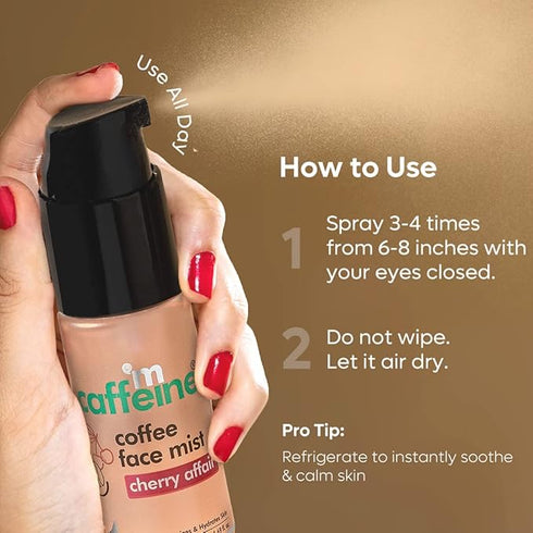 MCaffeine Cherry Affair Hydrating Coffee Face Mist