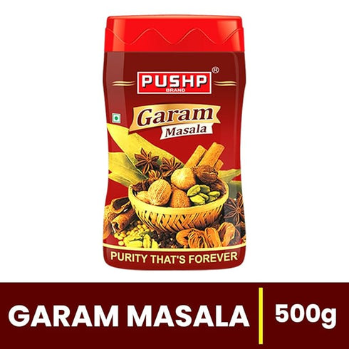 Pushp Brand Garam Masala Jar