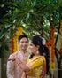 Vasthrlay Yellow Banarasi Woven Saree