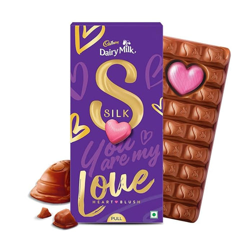 Cadbury Dairy Milk Silk Valentine's Heart Blush Chocolate Bar