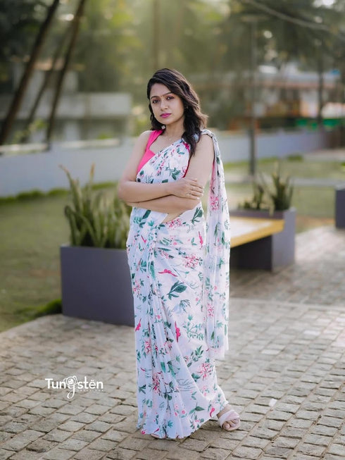 Vasthrlay Floral Printed Lightweight Unstitched