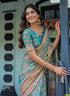 Vasthrlay Printed Handloom Contrast Unstitched