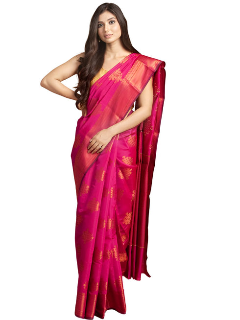 Vasthrlay Banarasi Unstitched Saree
