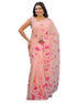 Vasthrlay Printed White Saree