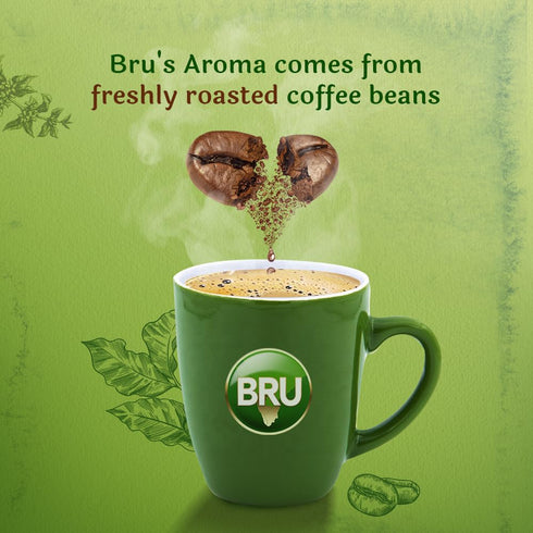 Bru Instant Coffee Robusta Arabica Blend 100g