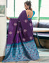 Vasthrlay Jacquard Kanjivaram Unstitched Pista Green Saree