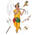 Kaku Fancy Dresses Krishna Costume for Janmashtami, Bal Gopal Dress with Accessories