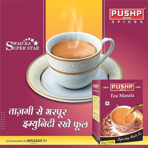 Pushp Brand Chai Masala Aromatic Tea Masala Powder