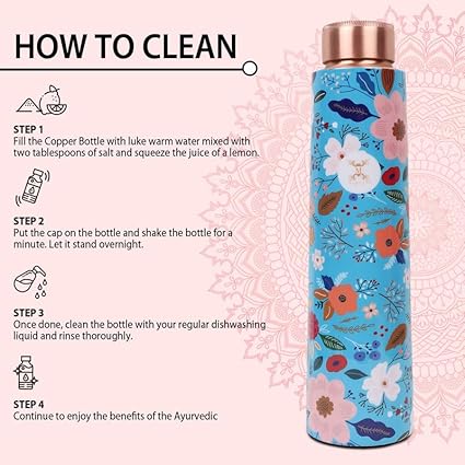 Copper Water Bottle (900ml)
