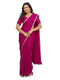 Vasthrlay Shimmer Georgette Yellow Saree