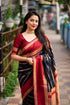 Vasthrlay Kanjivaram Unstitched Material Suitable Az Ys Og Chamkili Parent Black Ethnic Wear