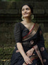 Vasthrlay Black Kanjivaram Saree