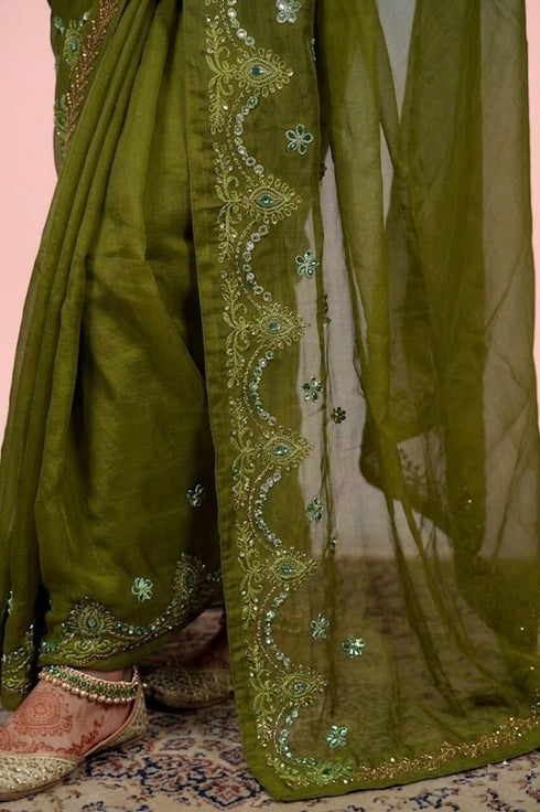 Vasthrlay Embroidered Swarovski Ethnic Wear