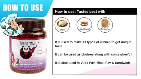 HEALTHY PANDA Onion Garlic Masala